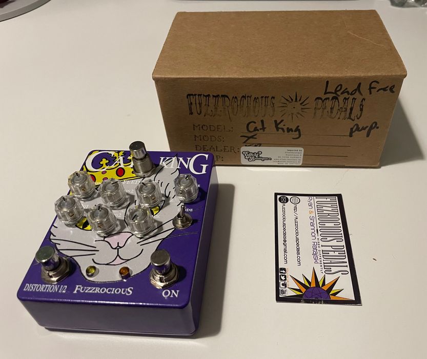 Fuzzrocious Cat King (wersja 2025) – dual distortion / overdrive z trybem feedback