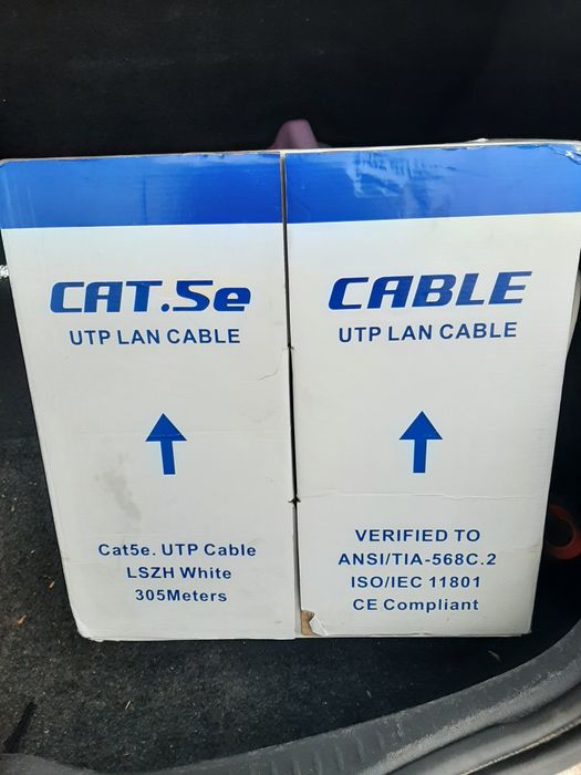 Drop Cabo Fibra Óptica Corning em Bobinas de 500mts e outros materiais