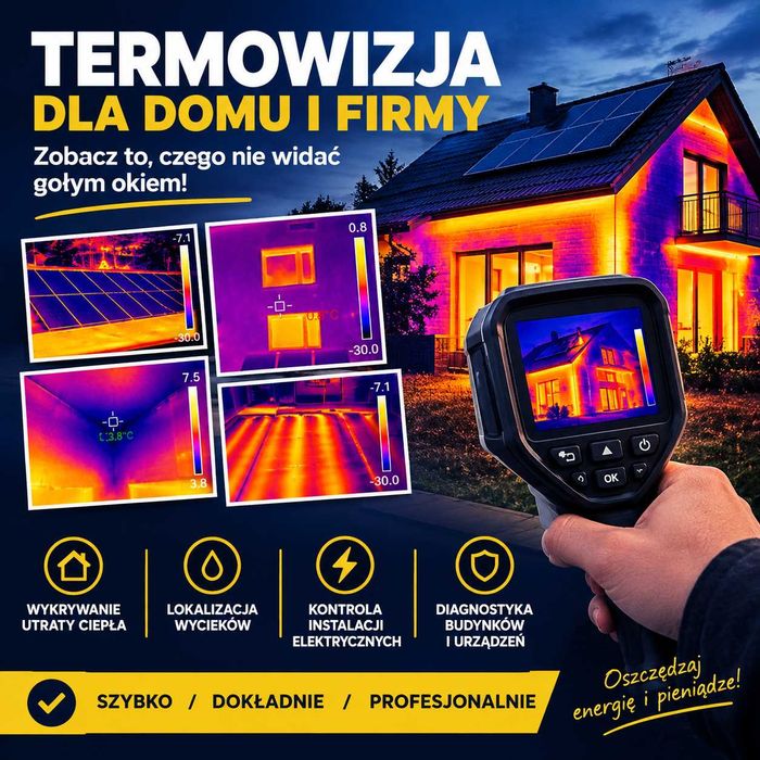 Termowizja Pomiary Badania Usługi kamerą termowizyjną