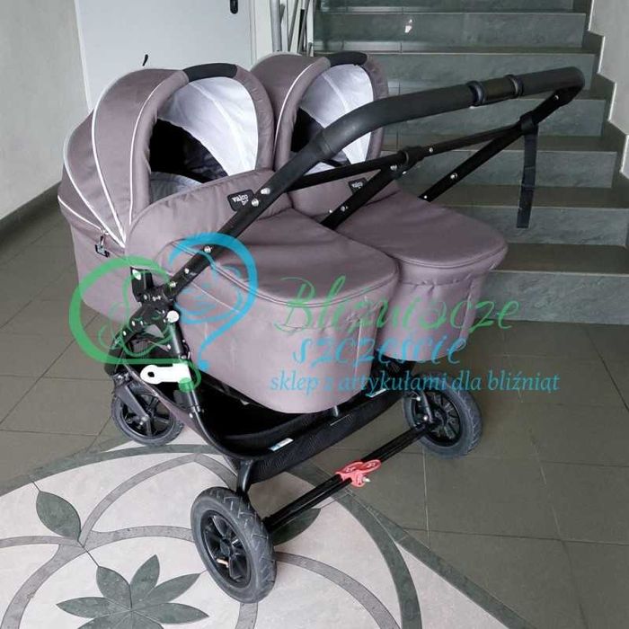 Wózek dla bliźniąt 4w1 KOMIS