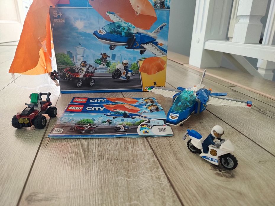 Lego city 60208 Policja aresztowanie spadochroniarza
