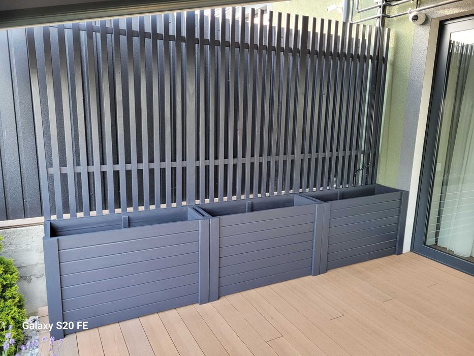 Ящик для квітів кашпо з дерева вазон дерев'яний