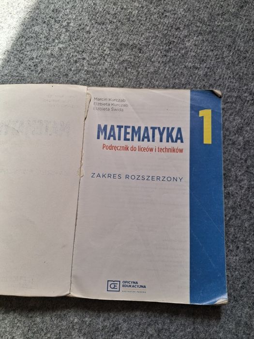 Matematyka 1- podręcznik