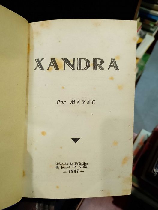 Xandra / Novela Alemã 1947/48 Colecção Folhetins "Jornal a Voz"