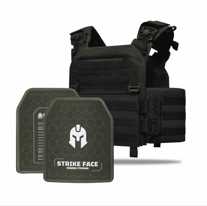 Бронежилет повна вага 6,7 кг з керамічними плитами 6клас захисту ДСТУ.