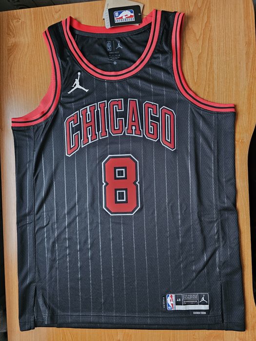 Nowy jersey NBA Chicago Bulls #8 LaVine rozmiar L czarny