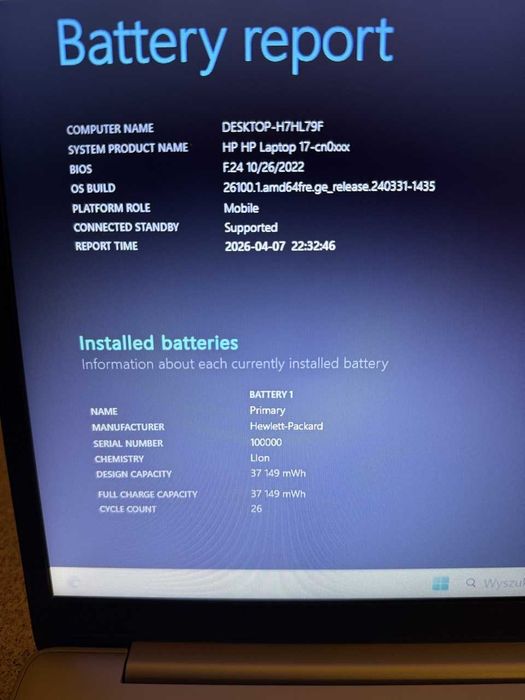 Laptop HP 17" i3-1125G4 12GB ram 512GB ssd super stan