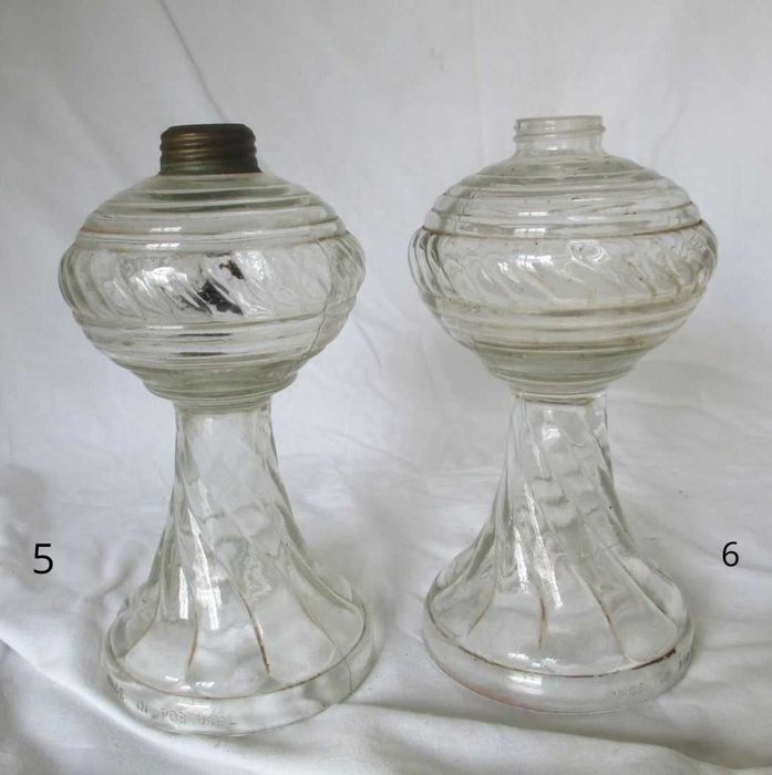 Candeeiros a petróleo antigos