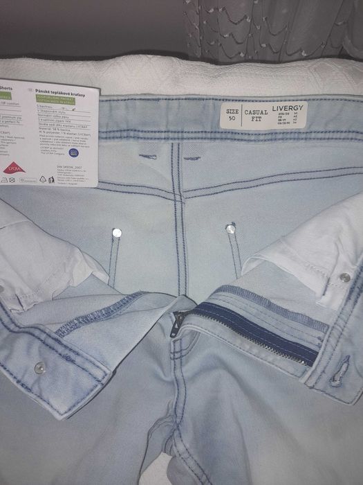 Spodenki jeansowe męskie Livergy r.50