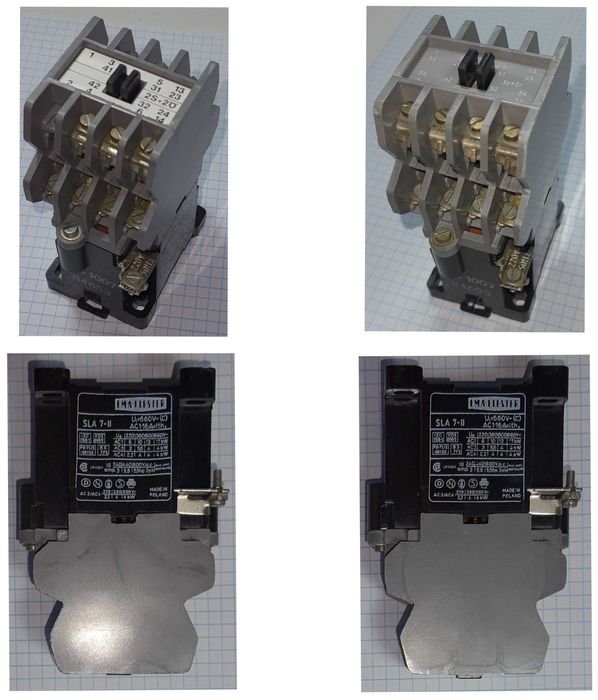 Контактор пускатель реле контакты приставка
