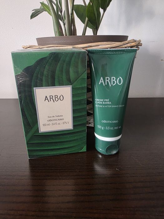 Eau de toilette e loção Arbo da boticário