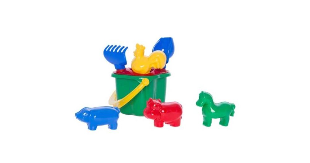 Komplet do piasku "Koniczynka" - 8 elementów