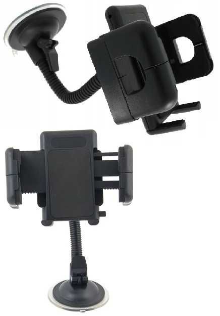 HIT! Uchwyt samochodowy do telefonu GPS na szybę przyssawka giętki .