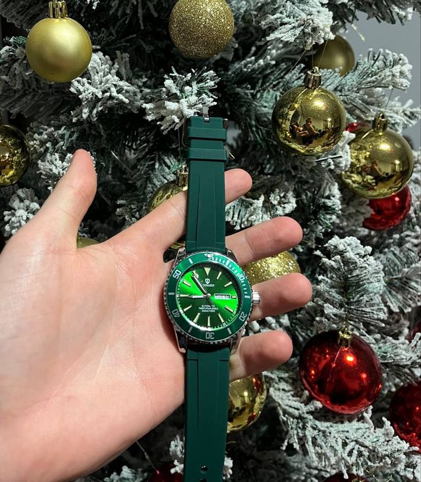 Часы мужские Goobasen Green