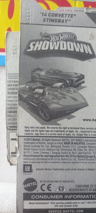 Conjunto 2 , 14 corvette stingray hot wheels