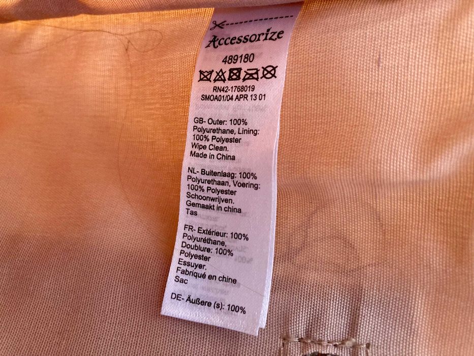 Torebka kopertówka Accessorize, imitacja skóry, świetny stan