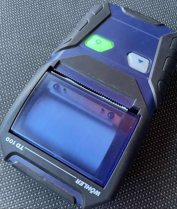 Drukarka termiczna Wohler TD 100, jak NOWA.