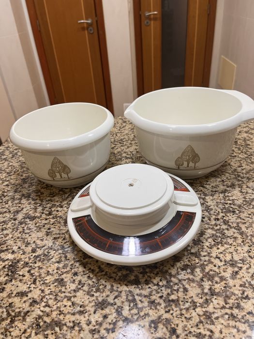 Balança de cozinha com 2 taças