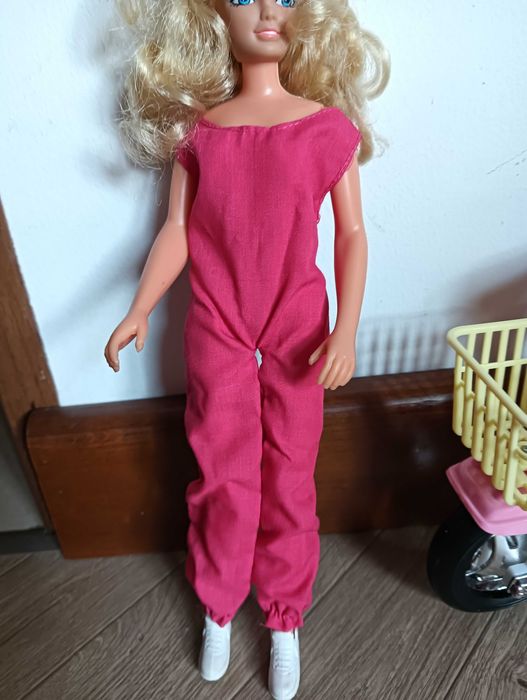 Lalka + Skuter klon Barbie Cherrie Fancy Scooter lata 90