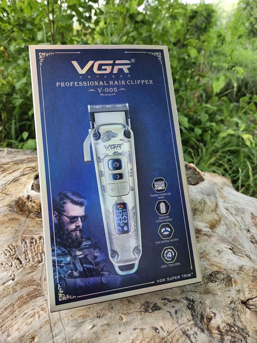 Професійна машинка стрижки VGR 005 голови бороди акумуляторі оригінал