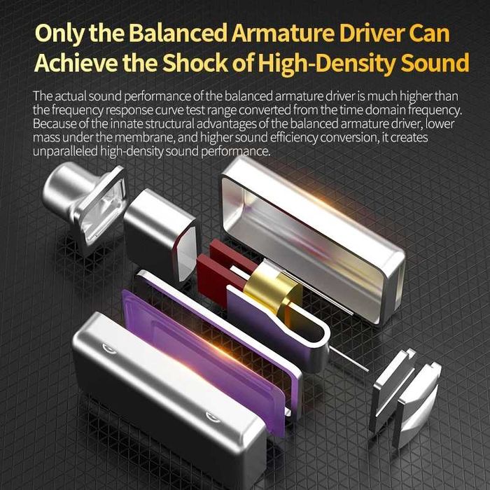 ‼️ KZ AS16 Pro X (black, mic) - 16и драйверные арматурные IEM наушники