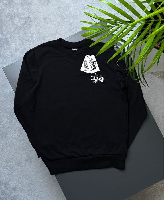 Свитшот Stussy Basic черный