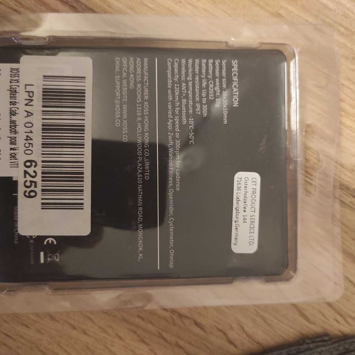 Czujnik kadencji prędkości XOSS X1