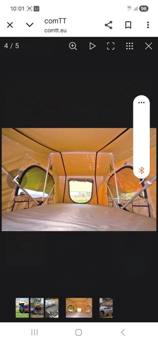 TENDA ARB com barras de tejadilho