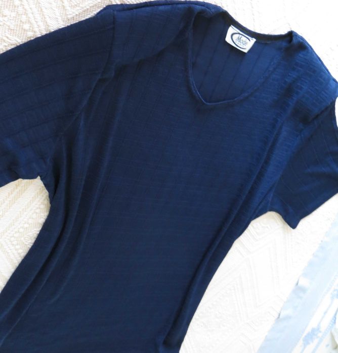 Conjunto 2 peças, Camisola e Saia, Tam. L Moda Paris - Como Novo