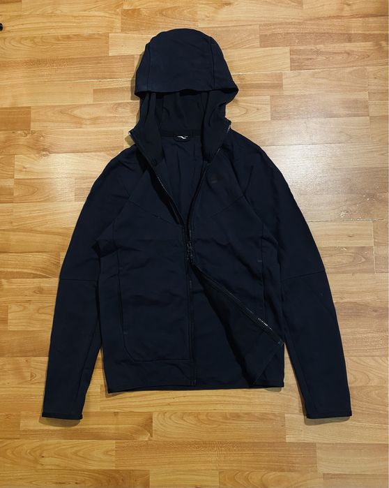 (XS) Черное Зип худи NIKE TECH FLEECE LIGHTWEIGHT BLACK худі толстовка