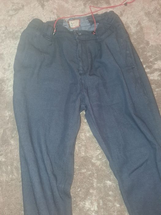 Spodnie męskie ze ściągaczami Zara man