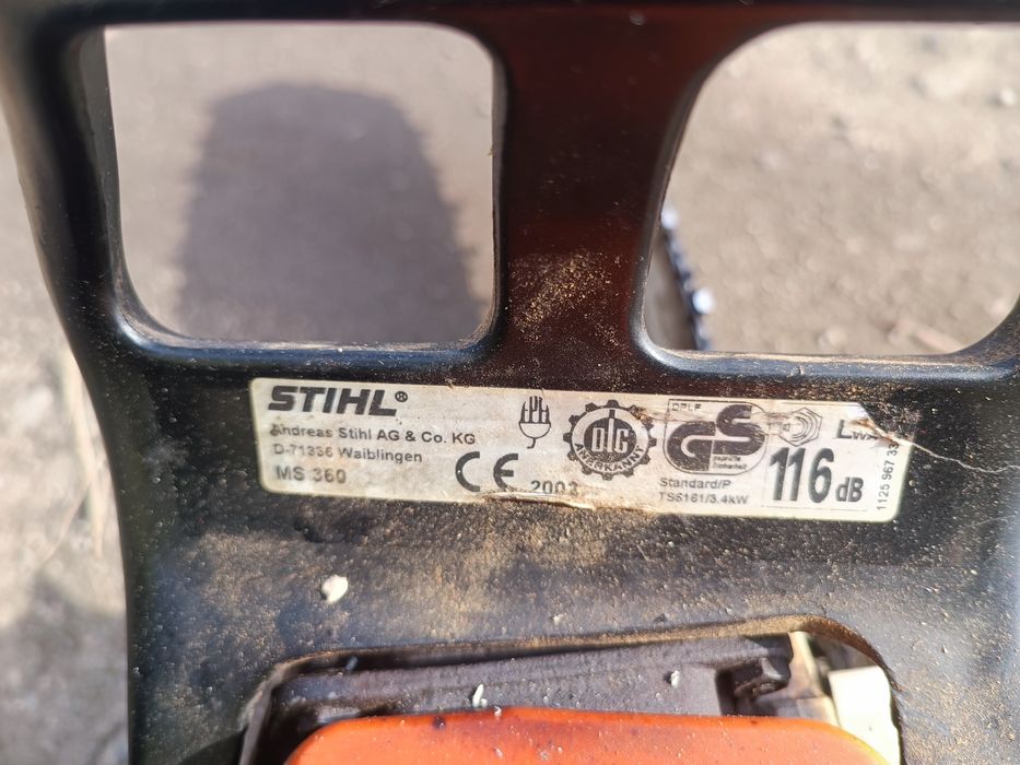 Бензопила Shtil ms 360 оригинал