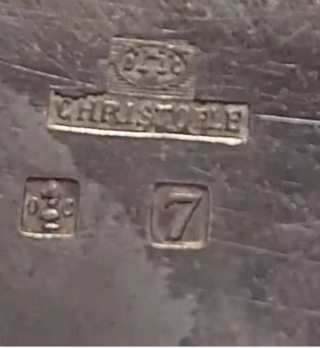 Vintage-conjunto taças Christofle France- anos 50