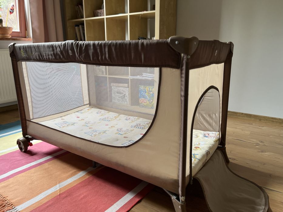 Łóżeczko turystyczne przenośne Kinderkraft materac gratis