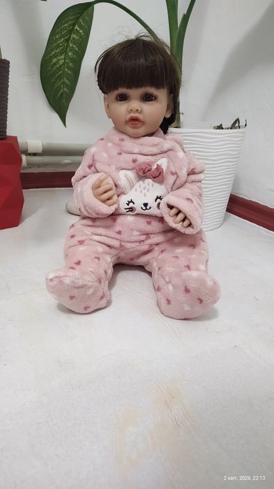 Реборн,  з довгим волоссям