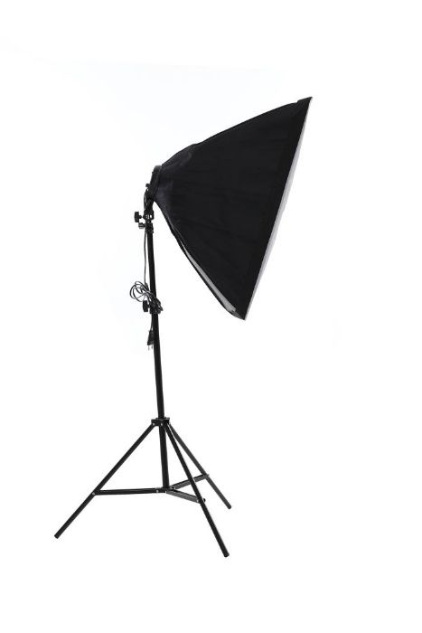 Постоянный студийный свет 60/90 на 5 лампы + стойка 2.6м  СофтБокс