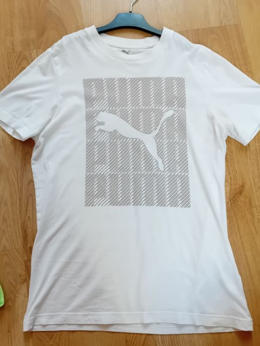 T-shirt męski chłopięcy Puma r. S jak nowy