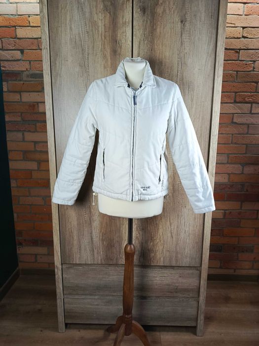 Kurtka Sea Salt biała pikowana krótka Seasalt Cornwall S 36