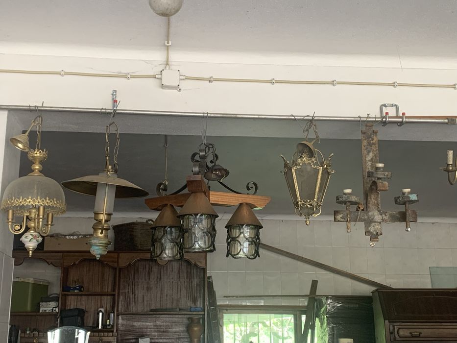 Candeeiros variados vintage