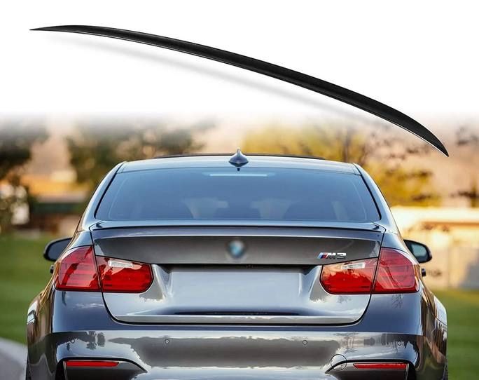 Спойлер BMW 3 F30 накладка багажника БМВ Ф30 сплітер диффузор сплиттер