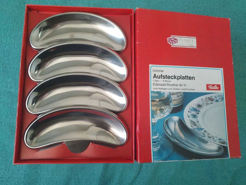 Продам вінтажний набір накладки для тарілок GERMANY FISSLER CORONAL