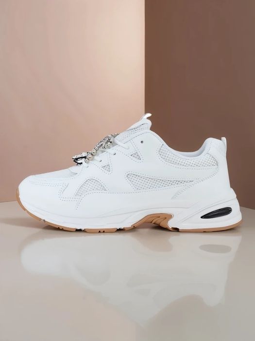 4 KOLORY 36 37 38 sneakersy 39 40 41 z kokardką perełkami platforma