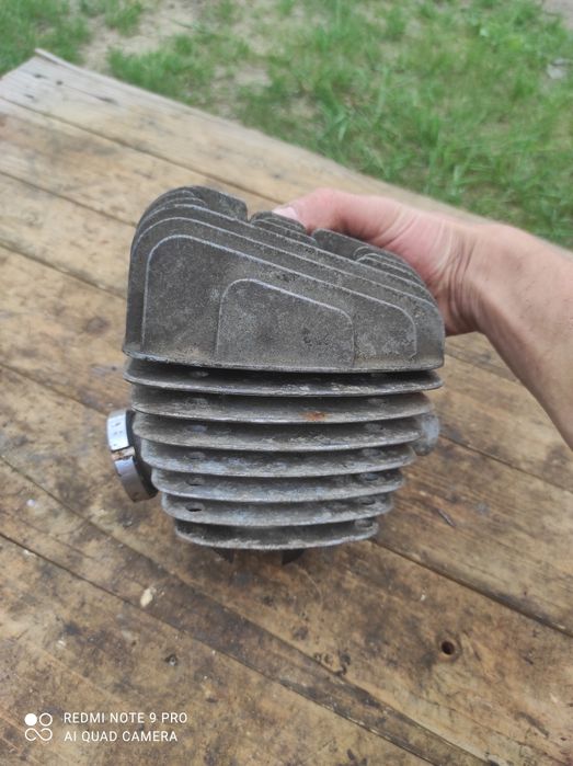 Oryginał zmd cylinder aluminiowy WSK 125 nominal + głowica bdb stan 9.168