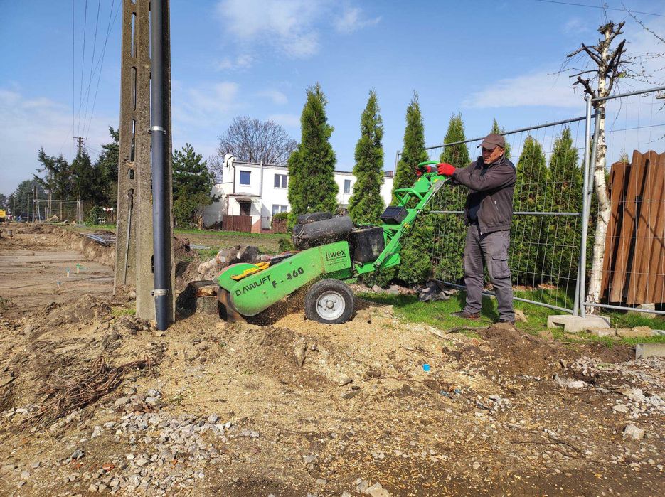 FREZOWANIE pni drzew | USUWANIE karp | karczowanie | wyrywanie