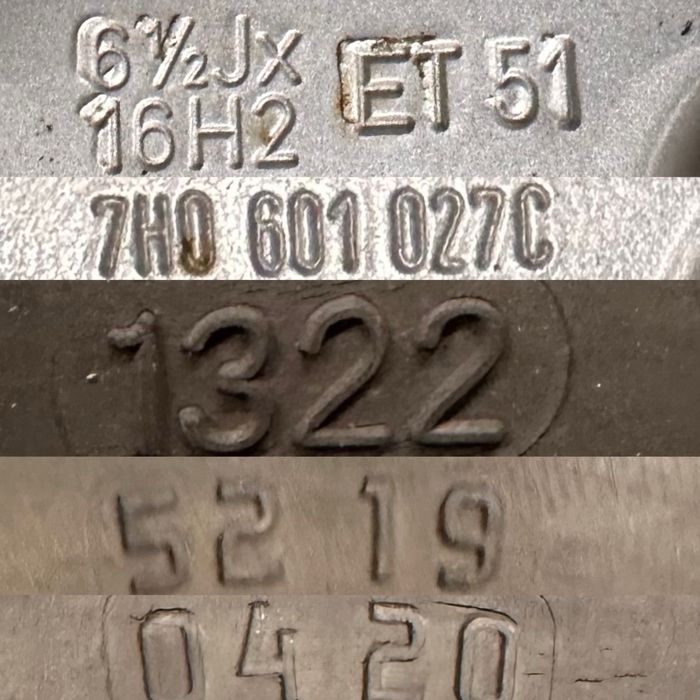 Felgi stalowe 16 VW Volkswagen T5 T6 5x120 ET51 wysyłka cena za komple