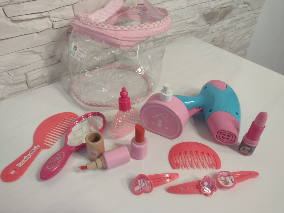 Akcesoria do toaletki i kosmetyki, komplet zabawek