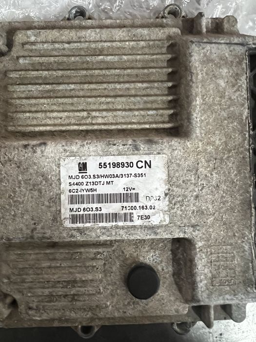 Centralina moto opel corsa 1.3