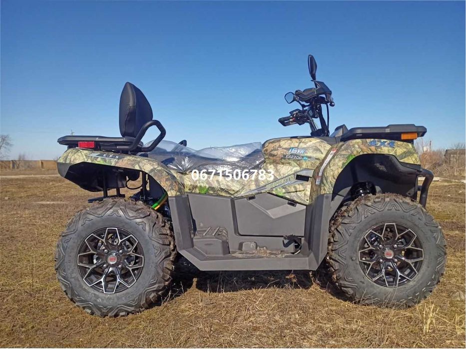 Електроквадроцикл SokMoto RAPTOR EV 15000W – Потужність 15 кВт Сокмото безкоштовна доставка під ваш двір без передоплат гарантія сервіс