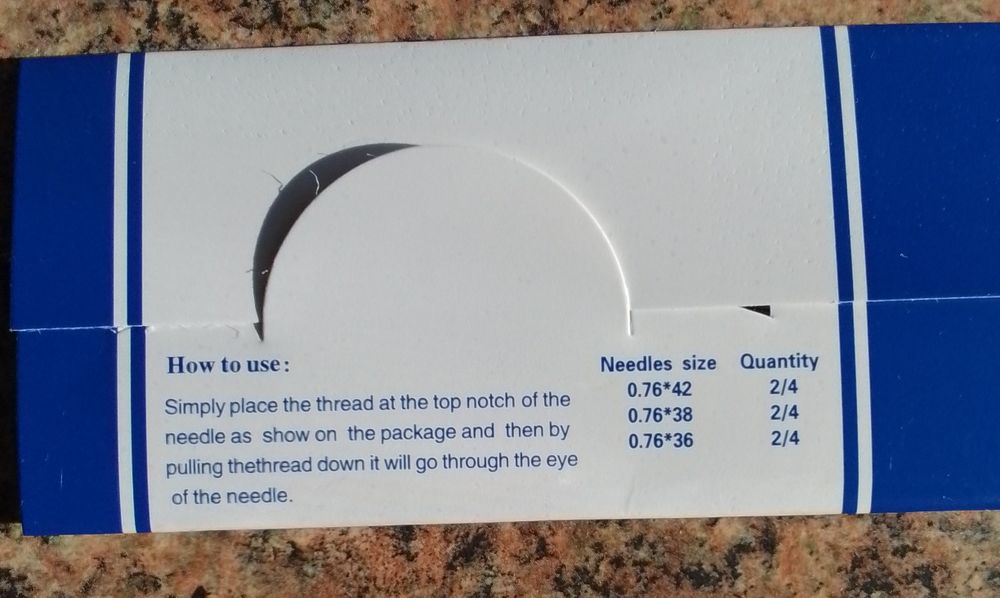 Набір голок для шиття