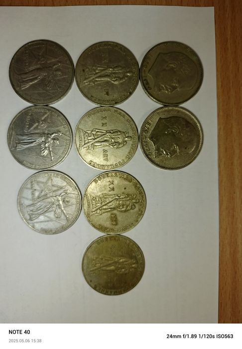 Монеты СССР номиналом один рубль